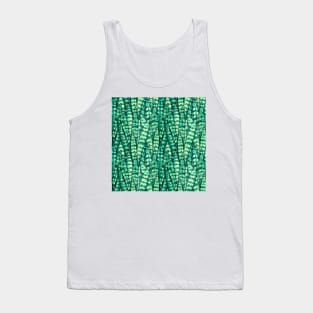 Sansevieria Trifasciata Pattern Tank Top